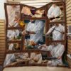 Chef Cooking Knife Tools Quilt  Quilt